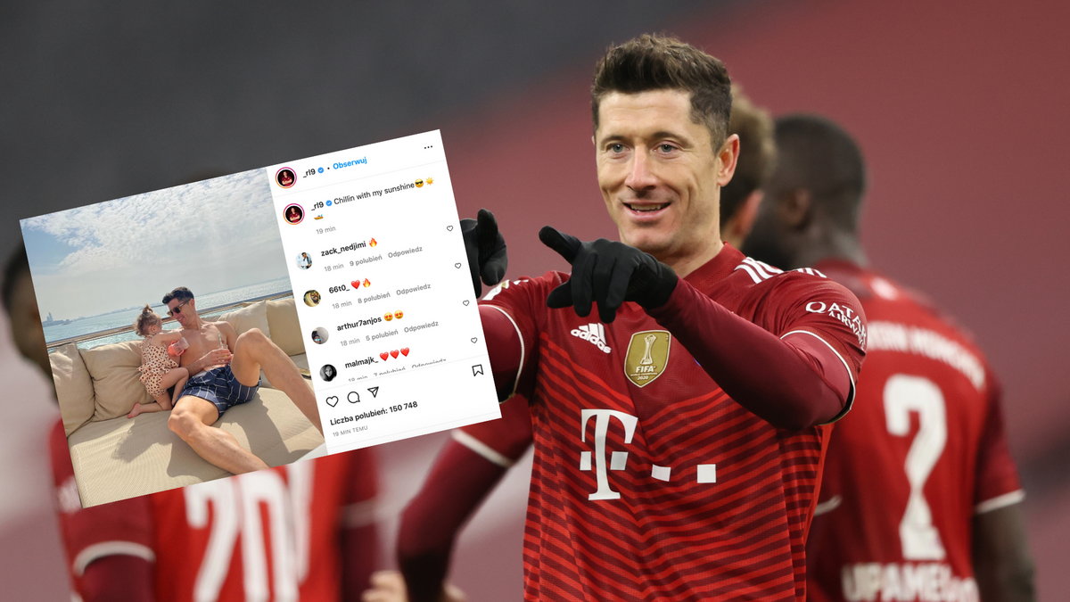 Lewandowski chwali się zdjęciami z urlopu na jachcie w Dubaju