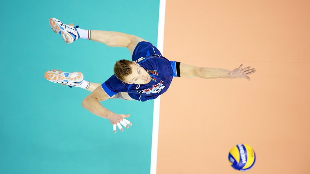 Atakujący reprezentacji Włoch Ivan Zaytsev, fot. Getty Images