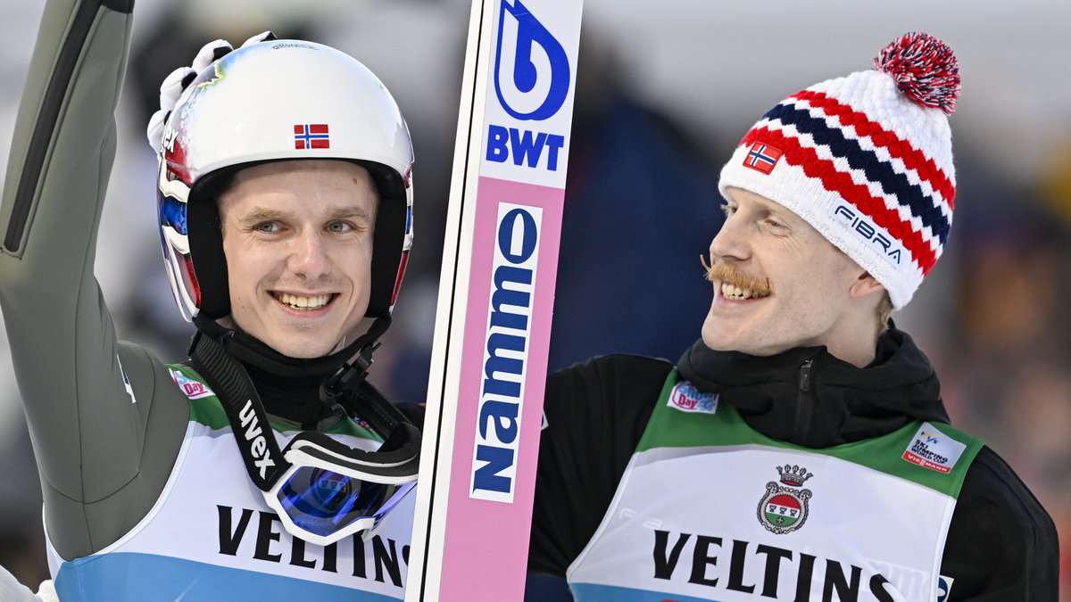 Halvor Egner Granerud (L) i Robert Johansson