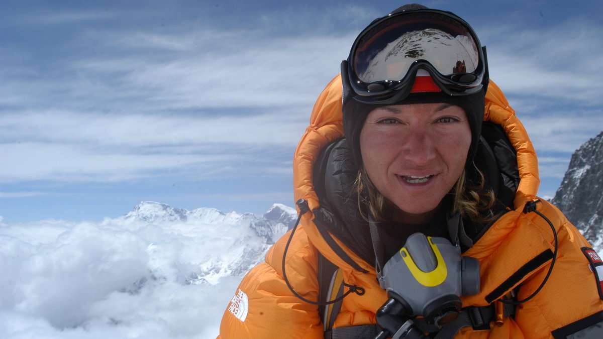 Martyna Wojciechowska podczas wyprawy na Everest