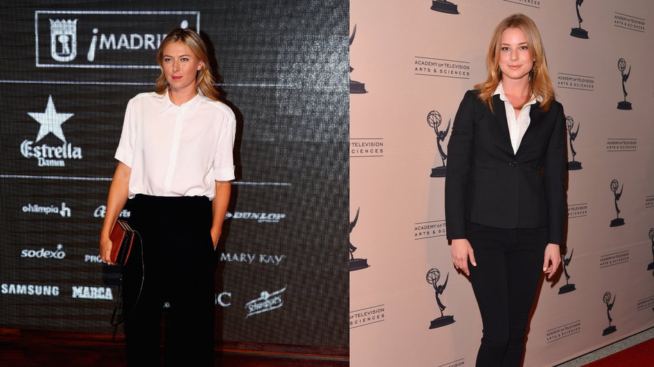 Maria Szarapowa i Emily VanCamp