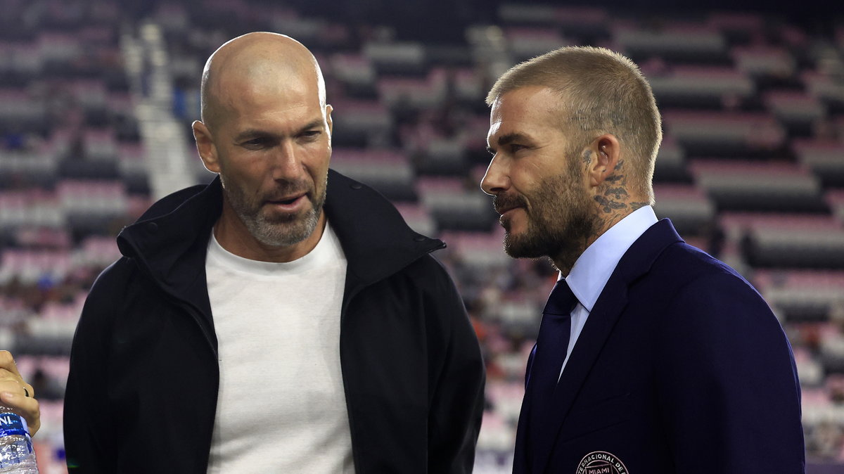 Zinedine Zidane, David Bekcham w 2024 r.