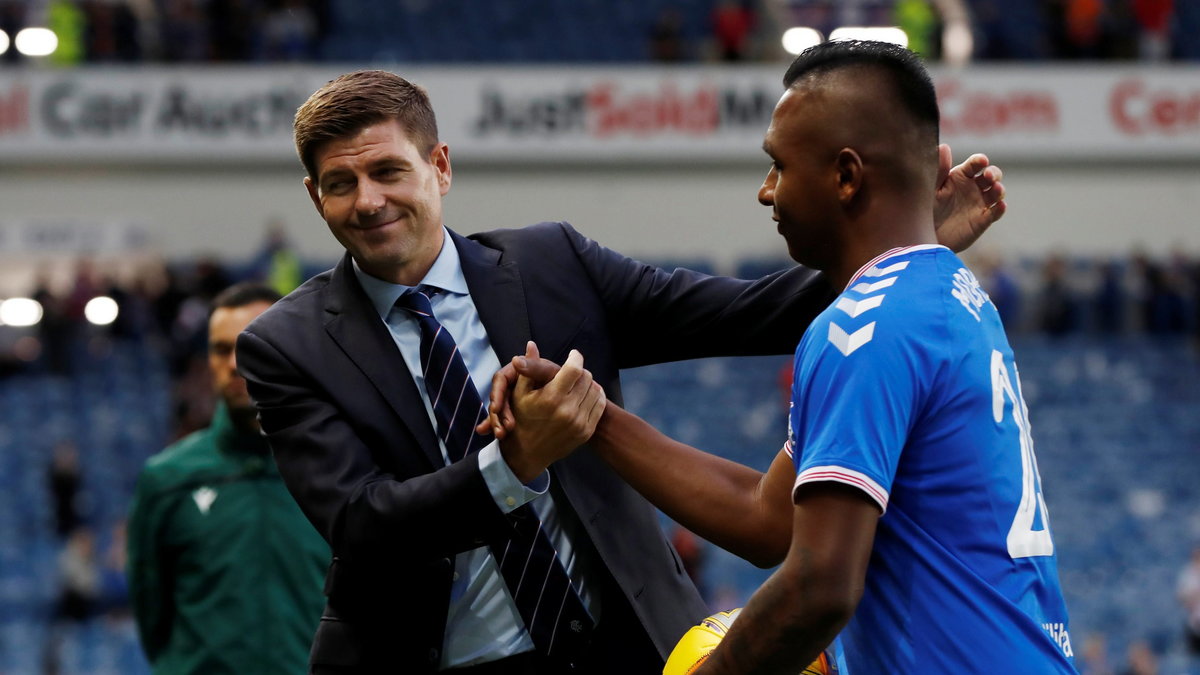 Alfredo Morelos, Steven Gerrard