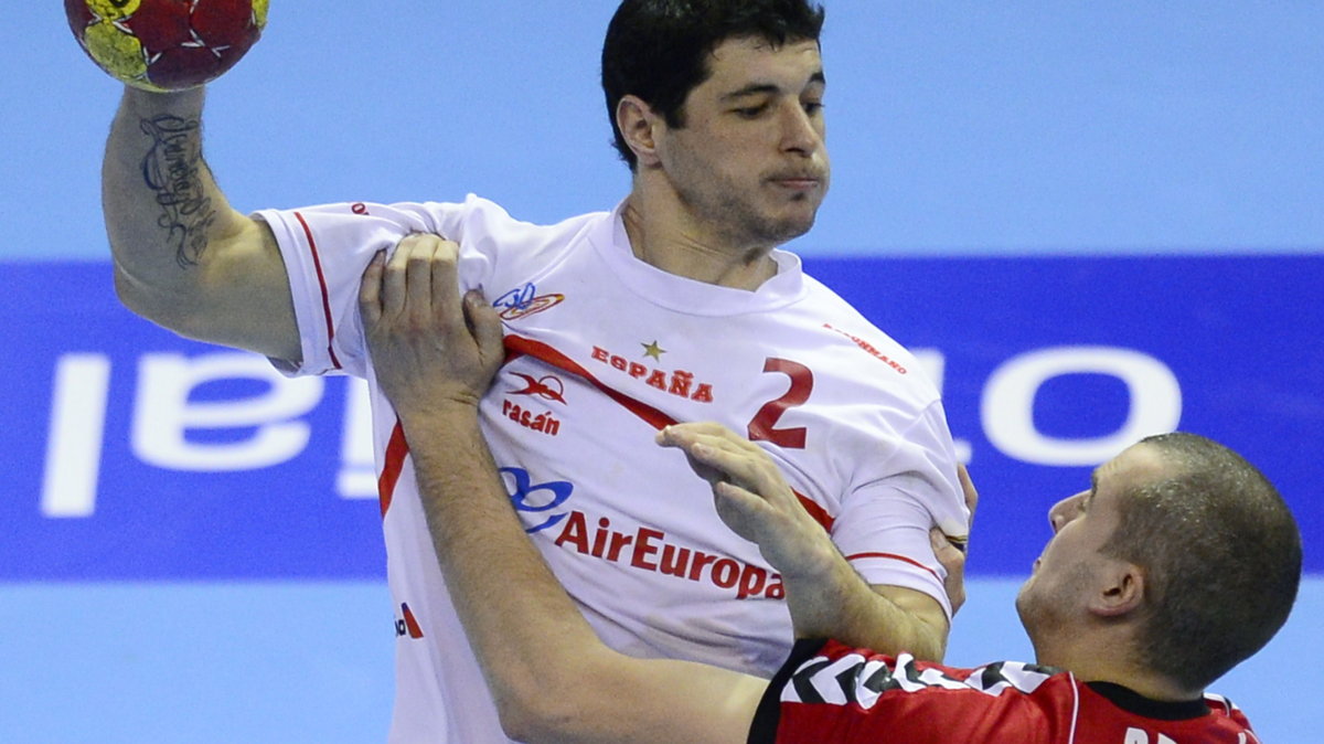 Serbia - Hiszpania: Alberto Enterrios (L)