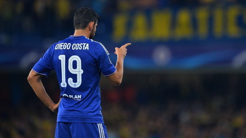 Diego Costa, fot.  AFP PHOTO / GLYN KIRK