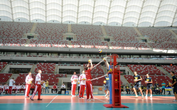 SIATKÓWKA LŚ POLSKA BRAZYLIA TRENING