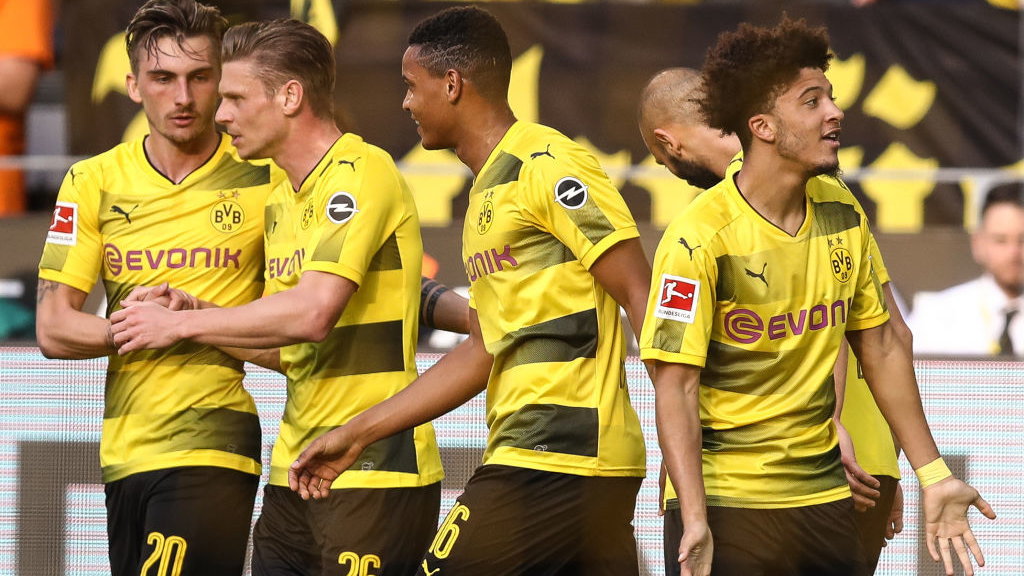 Borussia Dortmund w obecnych strojach