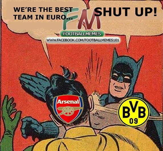 Memy po meczu Arsenal Londyn- Borussia Dortmund