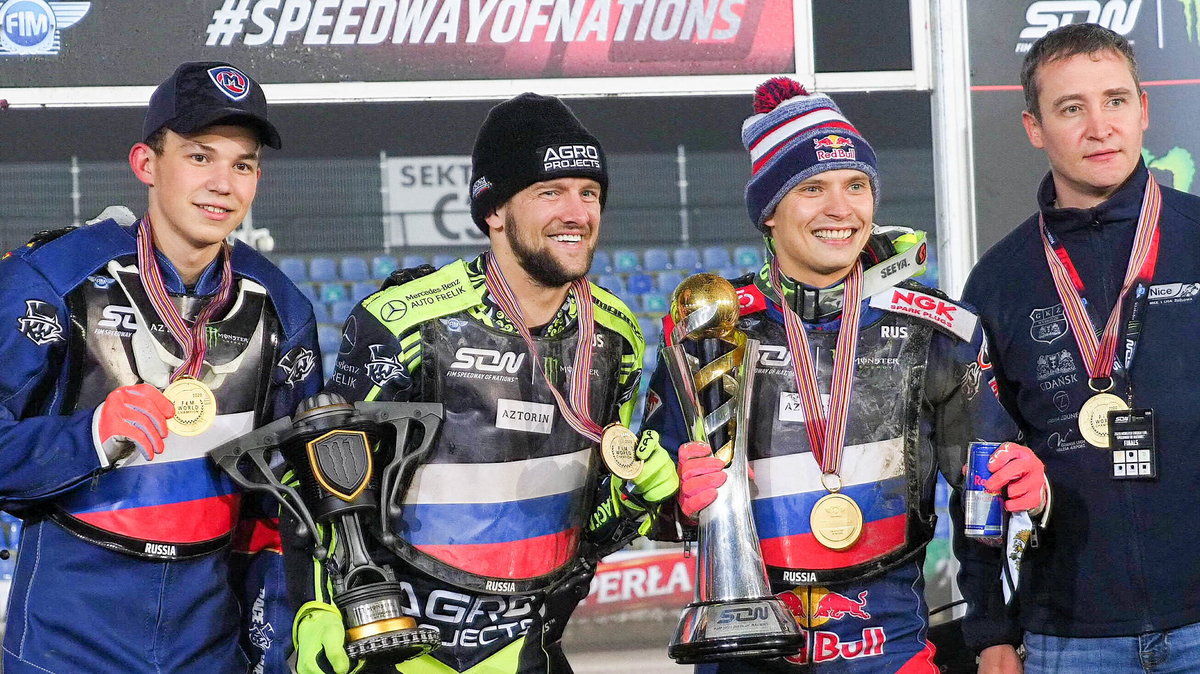 Emil Sajfutdinow, Artiom Łaguta, Jewgienij Sajdulin, reprezentacja Rosji, Speedway of Nations