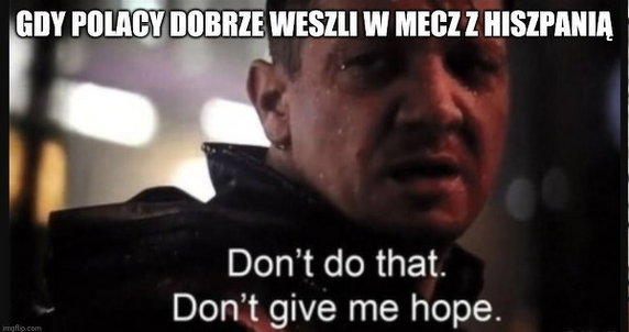 Memy po meczu Hiszpania - Polska