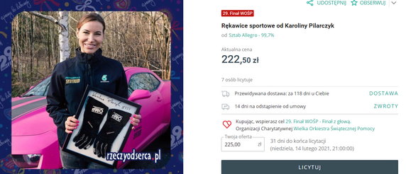 Rękawice sportowe od Karoliny Pilarczyk