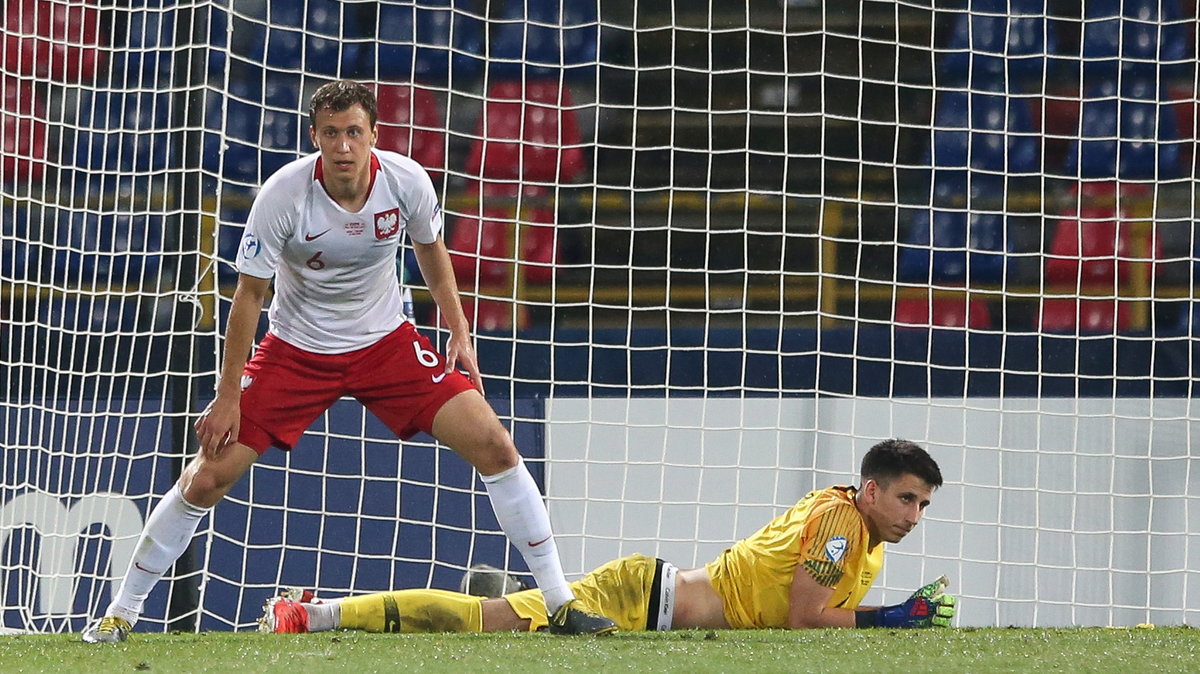 Krystian Bielik i Kamil Grabara (Polska U-21)