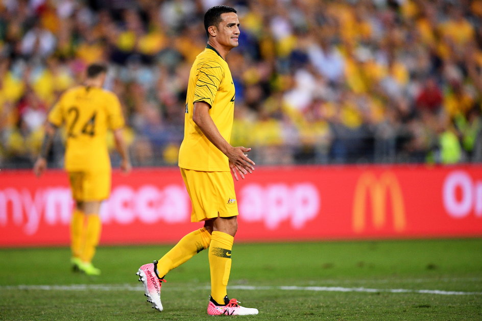 Tim Cahill w barwach reprezentacji Australii