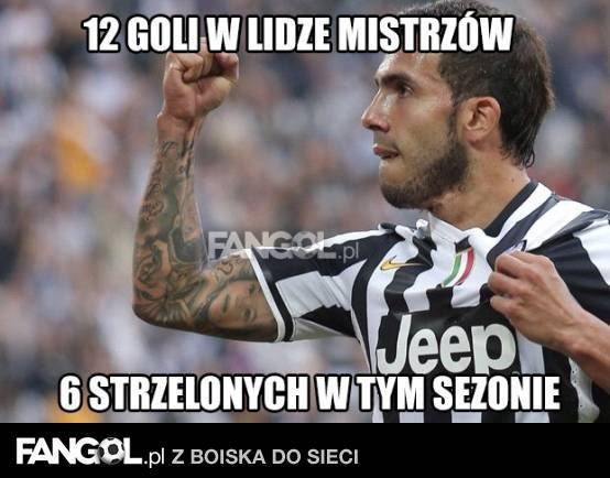 Tevez bohaterem Juventusu - memy po meczu