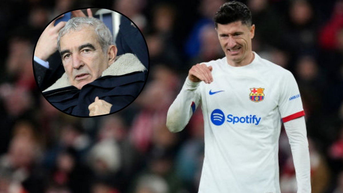 Robert Lewandowski, Raymond Domenech (w małym zdjęciu)