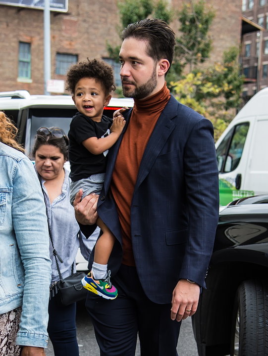 Mąż Sereny Williams Alexis Ohanian z córką Alexis Olympią