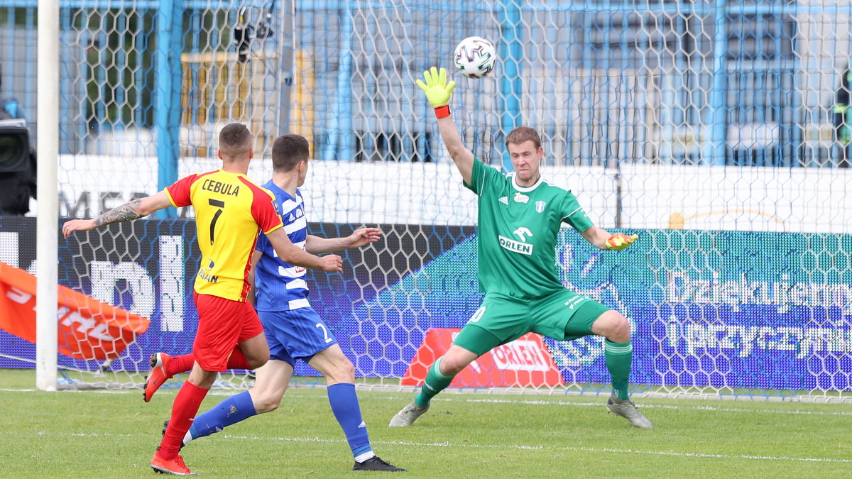 Marcin Cebula (Korona Kielce), Thomas Dähne i Damian Michalski (Wisła Płock)