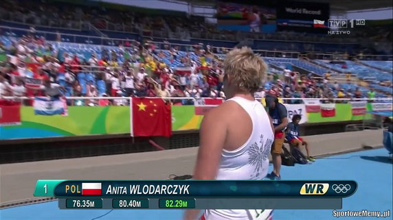 Rio 2016: Anita Włodarczyk zdobyła olimpijskie złoto