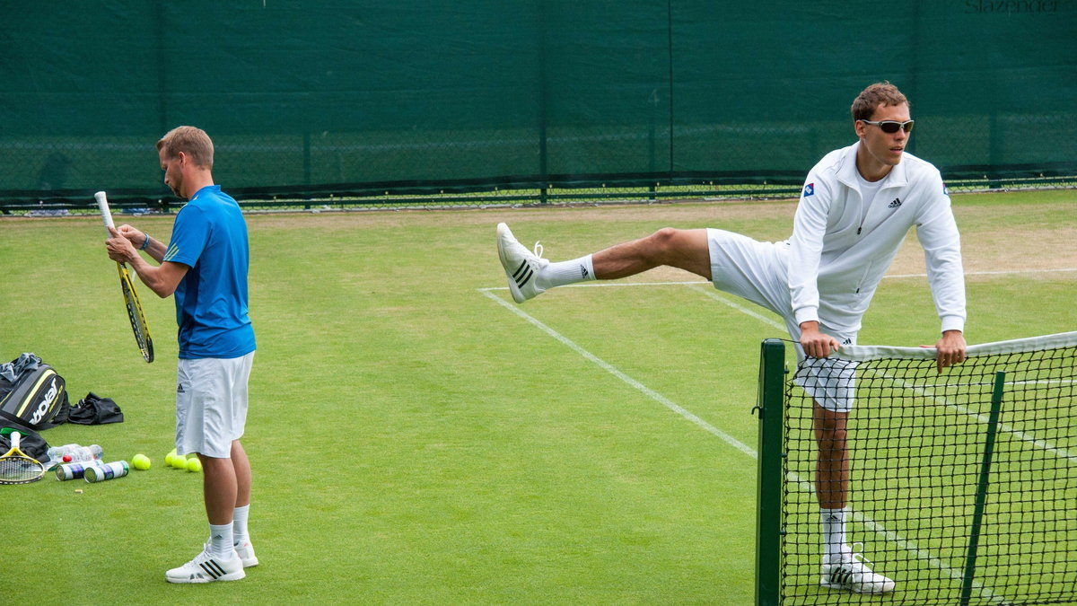 Jerzy Janowicz i Kim Tiilikainen