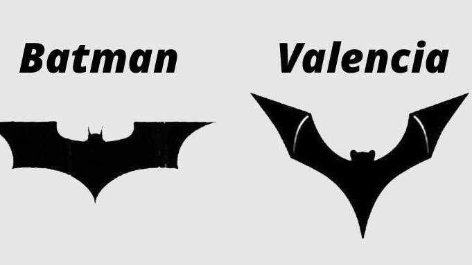 Batman i logo Valencii