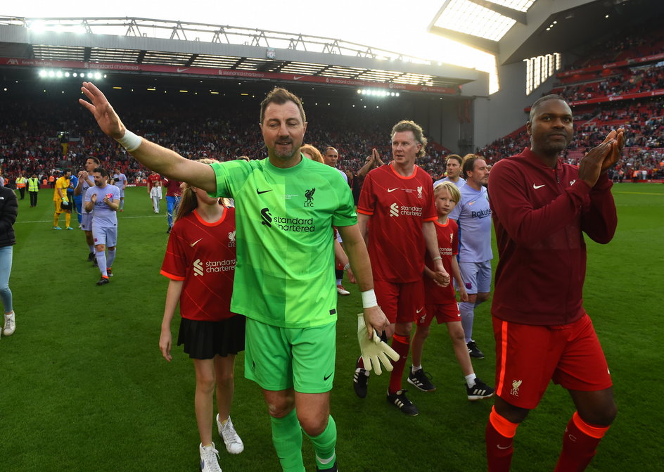 Jerzy Dudek często występuje w charytatywnych meczach legend. 