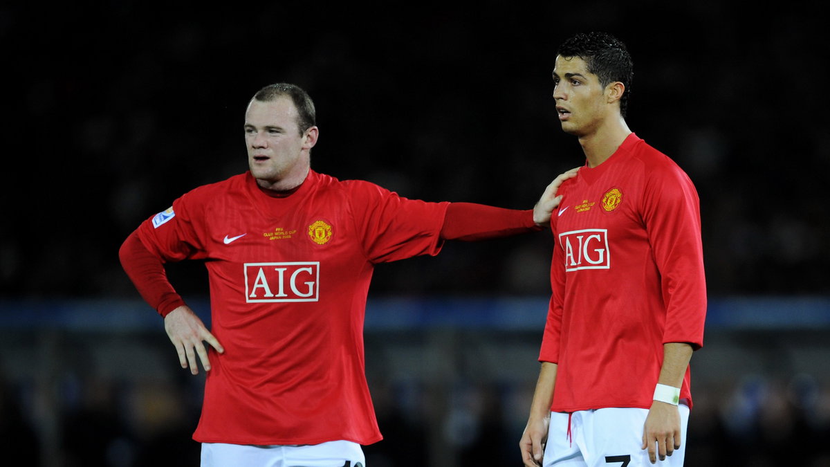 Wayne Rooney i Cristiano Ronaldo (zdjęcie z 2008 r.)