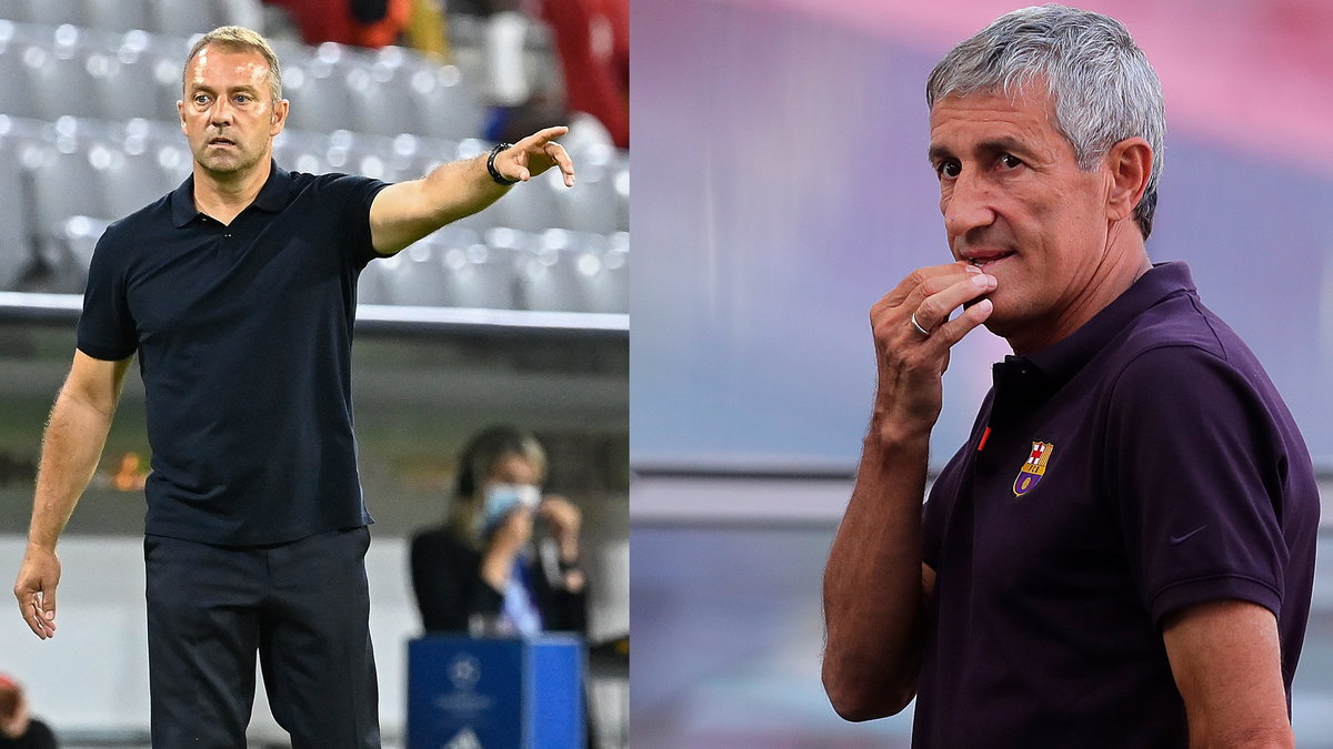 Hansi Flick i Quique Setien