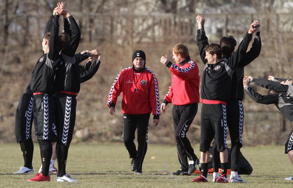 PIŁKA NOŻNA POLONIA WARSZAWA TRENING