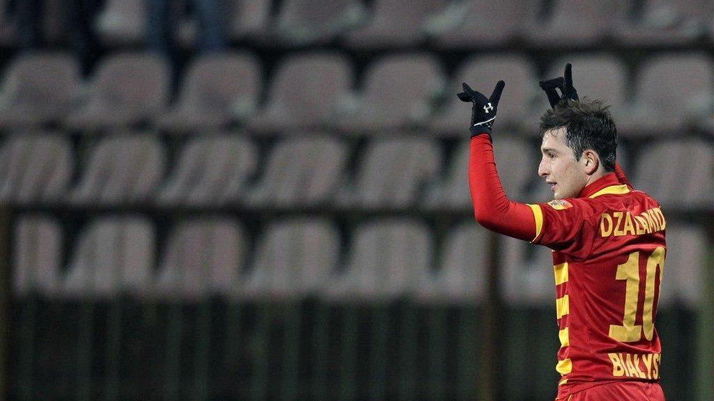 Jagiellonia Białystok - Widzew Łódź Nika Dzalamidze