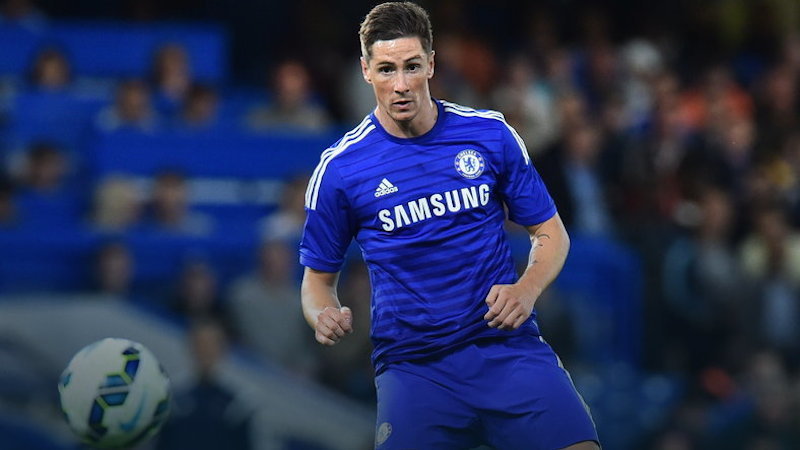 Fernando Torres podczas pobytu w Chelsea, fot. AFP