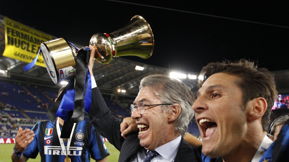 Massimo Moratti (w środku)