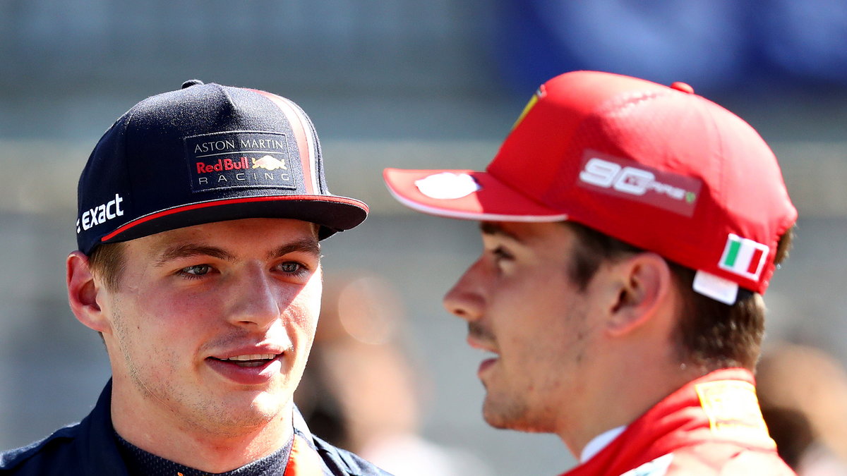 Max Verstappen i Charles Leclerc