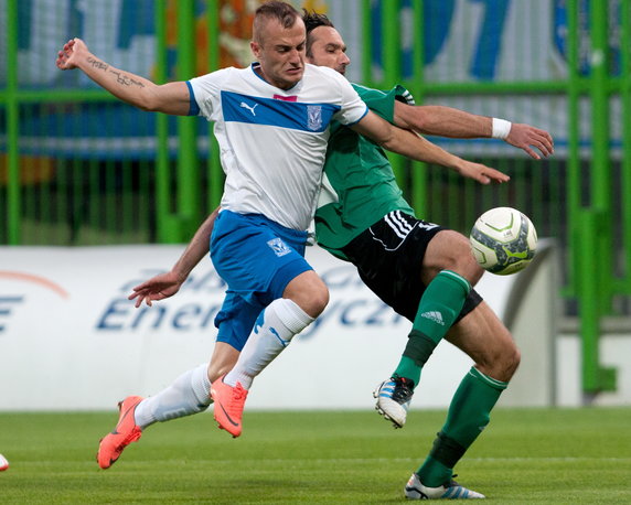 PIŁKA NOŻNA LIGA POLSKA PGE GKS BEŁCHATÓW LECH POZNAŃ