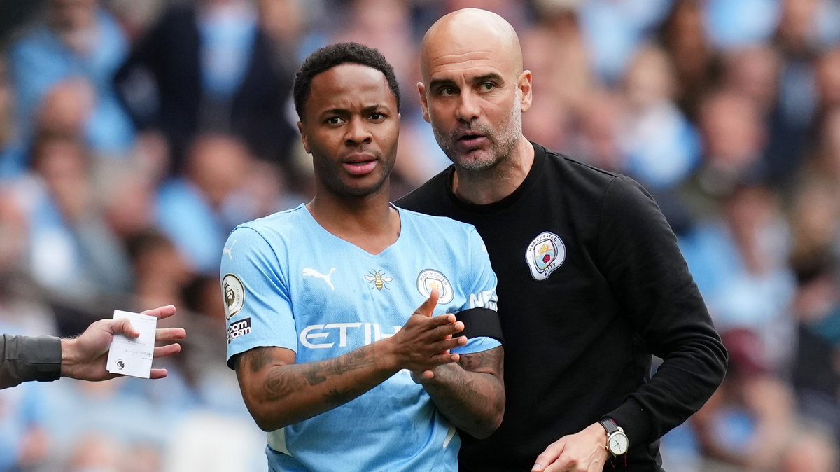 Raheem Sterling i Pep Guardiola