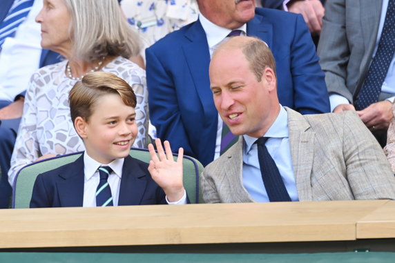 Książę George i książę William na finale Wimbledonu