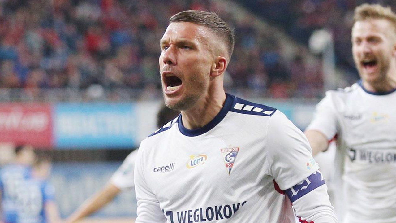 Lukas Podolski dopiął swego w Zabrzu. 