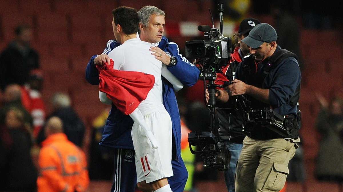 Jose Mourinho i Mesut Oezil