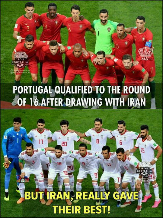 Mundial 2018: memy po meczu Iran - Portugalia