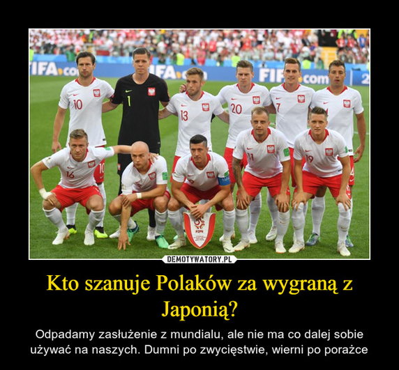 MŚ 2018: Japonia - Polska - memy po meczu