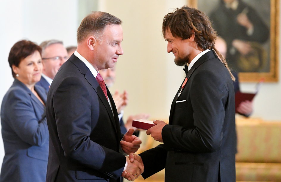 Prezydent Andrzej Duda i Adam Bielecki