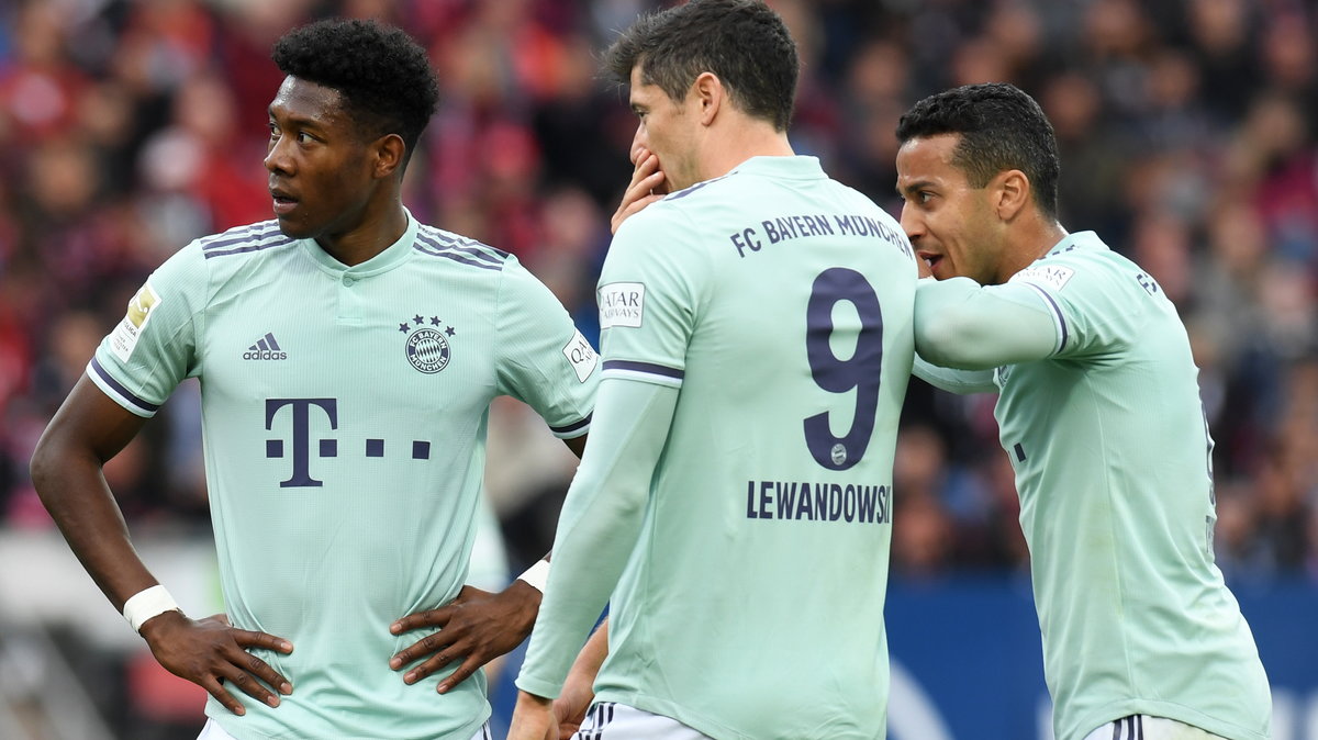 David Alaba, Robert Lewandowski i Thiago Alcantara