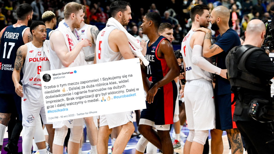 EuroBasket: Polska przegrała z Francją! "Bolesna lekcja koszykówki".  Reakcje - Przegląd Sportowy