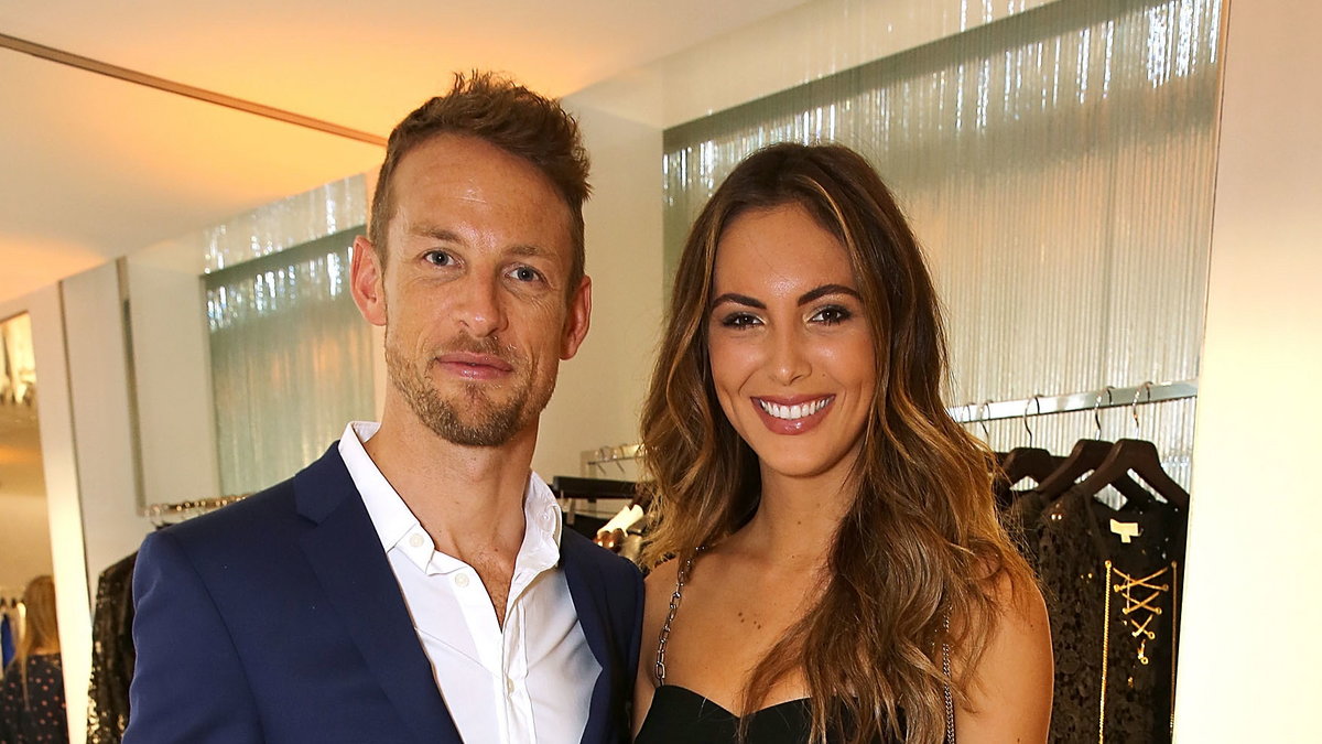 Jenson Button i Brittny Ward