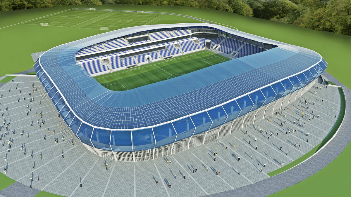 Wizualizacja nowego stadionu Wisły Płock