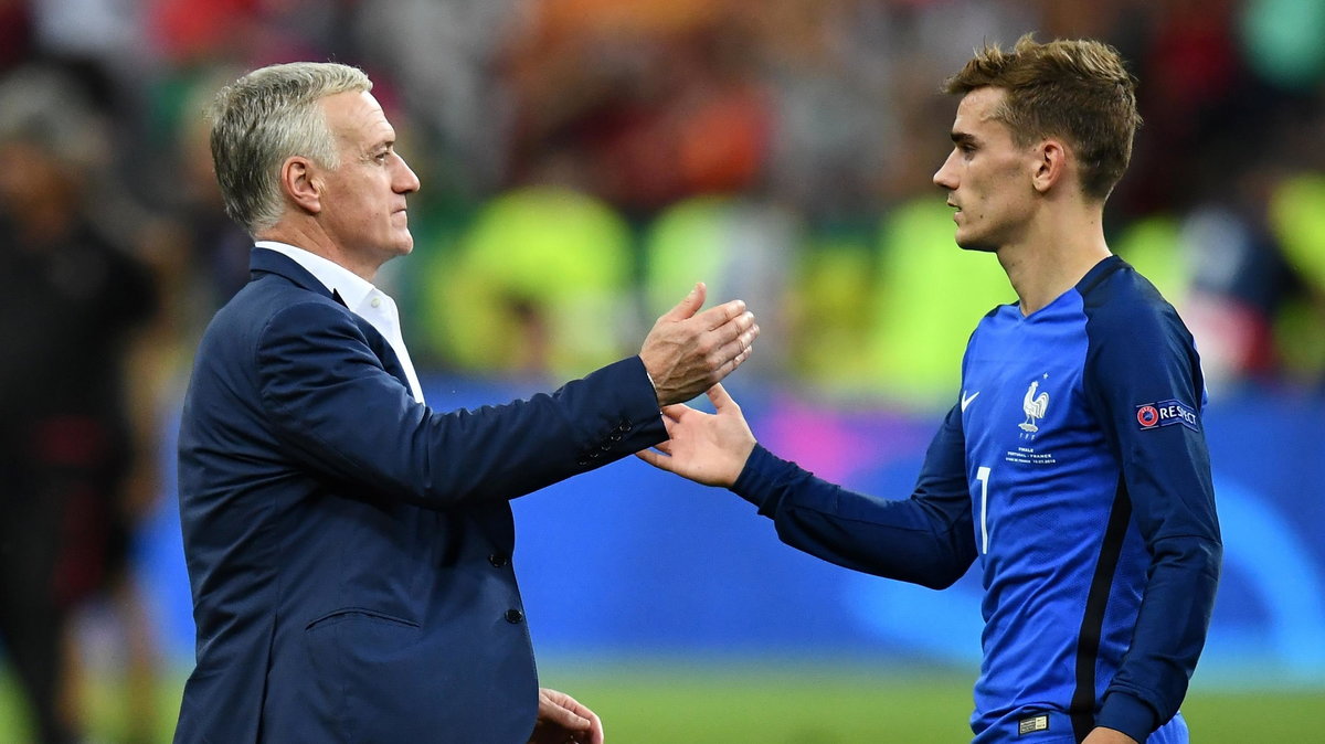 Antoine Griezmann i Didier Deschamps