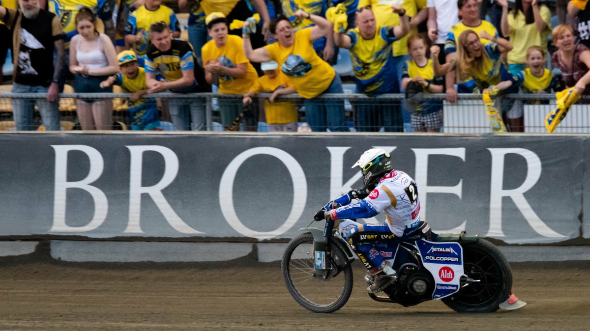 Janusz Kołodziej na stadionie Stali Gorzów