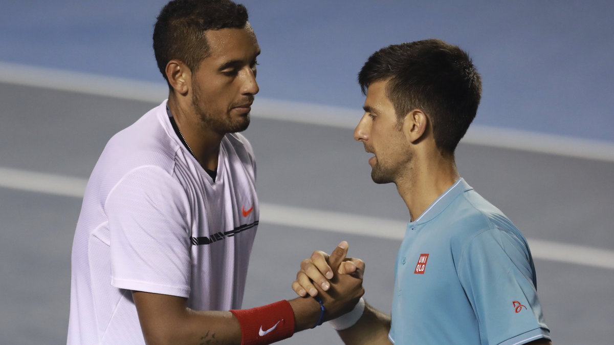 Od lewej: Nick Kyrgios i Novak Djoković