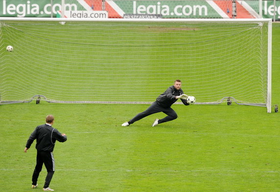 Artur Boruc trenuje ponownie z Legią Warszawa (fot. Adam Polak/legia.com)