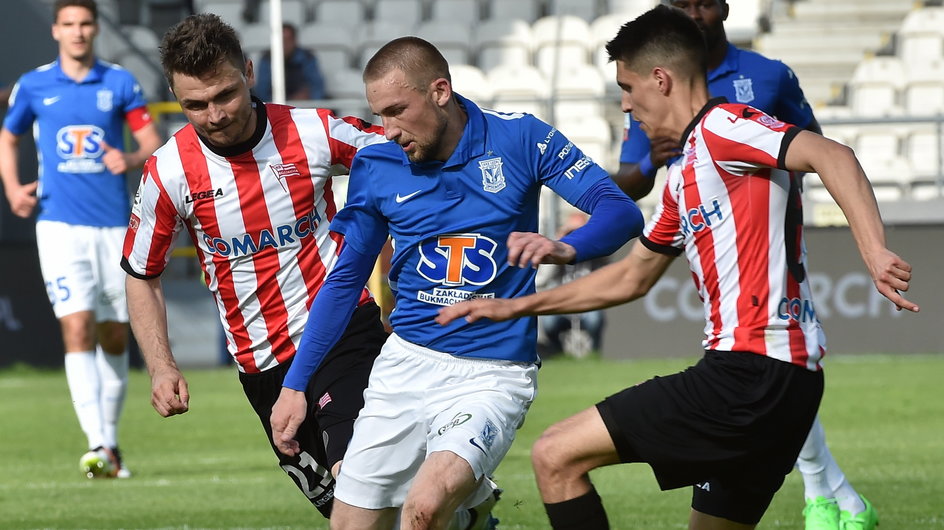 PIŁKA NOŻNA EKSTRAKLASA CRACOVIA - LECH POZNAŃ (Hubert Wołąkiewicz Bartosz Kapustka )