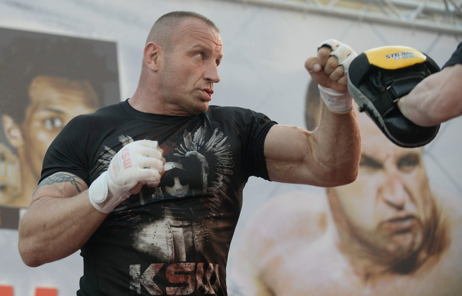 Trening Mariusza Pudzianowskiego przed galą KSW 35